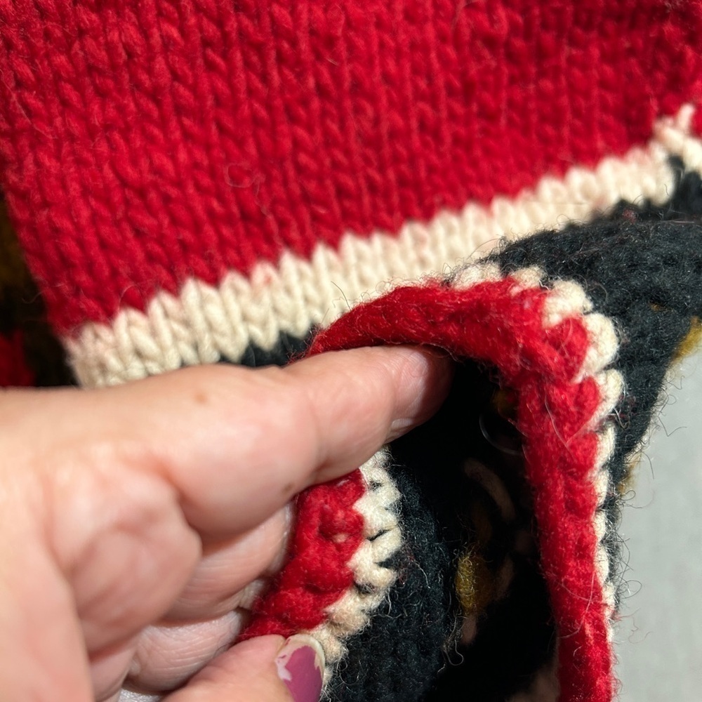 Handmade chunky sweater size L-XL - Picture 5 of 7
